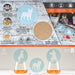 French Bulldog Ceramic Coasters with Metal Stand (Set of 4)