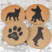 French Bulldog Cork Coasters (Set of 4)