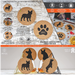 French Bulldog Cork Coasters (Set of 4)