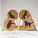 German Shepherd Cork Coasters (Set of 4)