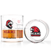 Greenline Goods Miami University RedHawks Whiskey Glasses Set of 2, 10 oz Rocks Glasses with Full-Color Logo & Campus Map – Officially Licensed Bourbon Glass Gift for Alumni & Fans
