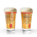 University of Syracuse Orange College Pint Beer Glasses (Set of 2), 16 oz – Full-Color Logo + Campus Map