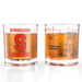 University of Syracuse Orange Whiskey Glass Set (2 Low Ball Glasses)
