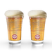 Greenline Goods University of Chicago Maroons Pint Beer Glasses Set of 2, 16 oz Pint Glasses with Full-Color Logo & Campus Map – Officially Licensed Beer Glass Gift for Alumni & Fans