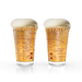 Greenline Goods Iowa State University Cyclones Pint Beer Glasses Set of 2, 16 oz Pint Glasses with Full-Color Logo & Campus Map – Officially Licensed Beer Glass Gift for Alumni & Fans