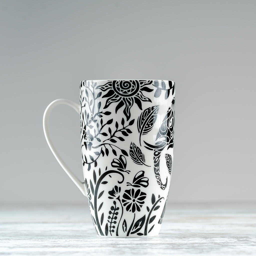 Elephant Coffee and Tea Ceramic Mug (16oz)
