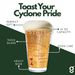 Greenline Goods Iowa State University Cyclones Pint Beer Glasses Set of 2, 16 oz Pint Glasses with Full-Color Logo & Campus Map – Officially Licensed Beer Glass Gift for Alumni & Fans