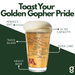 Greenline Goods University of Minnesota Gophers Pint Beer Glasses Set of 2, 16 oz Pint Glasses with Full-Color Logo & Campus Map – Officially Licensed Beer Glass Gift for Alumni & Fans