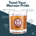 University of Chicago Maroons Whiskey Glass Set (2 Low Ball Glasses)