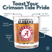 University Of Alabama Whiskey Glass Set (2 Low Ball Glasses)