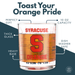 University of Syracuse Orange Whiskey Glass Set (2 Low Ball Glasses)