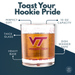 Virginia Tech University Hokies Whiskey Glass Set (2 Low Ball Glasses)