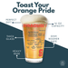 University of Syracuse Orange College Pint Beer Glasses (Set of 2), 16 oz – Full-Color Logo + Campus Map