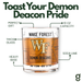 University of Wake Forest Demon Deacons College Whiskey Glasses (Set of 2), 10 oz – Full-Color Logo + Campus Map
