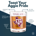 University of Texas A&M Aggies Whiskey Glass Set (2 Low Ball Glasses)