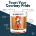 Oklahoma State University Cowboys Whiskey Glass Set (2 Low Ball Glasses)