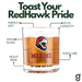 Greenline Goods Miami University RedHawks Whiskey Glasses Set of 2, 10 oz Rocks Glasses with Full-Color Logo & Campus Map – Officially Licensed Bourbon Glass Gift for Alumni & Fans
