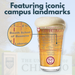 Greenline Goods University of Chicago Maroons Pint Beer Glasses Set of 2, 16 oz Pint Glasses with Full-Color Logo & Campus Map – Officially Licensed Beer Glass Gift for Alumni & Fans