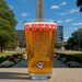 North Carolina State University Wolfpack College Pint Beer Glasses (Set of 2), 16 oz – Full-Color Logo + Campus Map