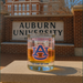 Auburn University Whiskey Glass Set (2 Low Ball Glasses)