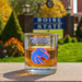 Boise State University Whiskey Glass Set (2 Low Ball Glasses)