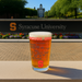 University of Syracuse Orange College Pint Beer Glasses (Set of 2), 16 oz – Full-Color Logo + Campus Map