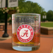 University Of Alabama Whiskey Glass Set (2 Low Ball Glasses)