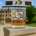 University of Colorado Whiskey Glass Set (2 Low Ball Glasses)