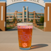 University of Clemson Tigers College Pint Beer Glasses (Set of 2), 16 oz – Full-Color Logo + Campus Map