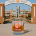 University of Clemson Tigers College Whiskey Glasses (Set of 2), 10 oz – Full-Color Logo + Campus Map