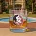 Florida State Whiskey Glass Set (2 Low Ball Glasses)