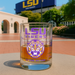 Louisiana State University Whiskey Glass Set (2 Low Ball Glasses)