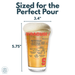 University of Syracuse Orange College Pint Beer Glasses (Set of 2), 16 oz – Full-Color Logo + Campus Map