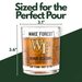 University of Wake Forest Demon Deacons College Whiskey Glasses (Set of 2), 10 oz – Full-Color Logo + Campus Map