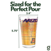 Greenline Goods University of Arizona Wildcats Pint Beer Glasses Set of 2, 16 oz Pint Glasses with Full-Color Logo & Campus Map – Officially Licensed Beer Glass Gift for Alumni & Fans