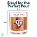 University of Texas A&M Aggies Whiskey Glass Set (2 Low Ball Glasses)