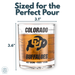 University of Colorado Whiskey Glass Set (2 Low Ball Glasses)