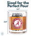 University Of Alabama Whiskey Glass Set (2 Low Ball Glasses)