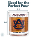 Auburn University Whiskey Glass Set (2 Low Ball Glasses)