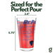 Greenline Goods DePaul University Blue Demons Pint Beer Glasses Set of 2, 16 oz Pint Glasses with Full-Color Logo & Campus Map – Officially Licensed Beer Glass Gift for Alumni & Fans