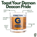 University of Georgetown Hoyas College Whiskey Glasses (Set of 2), 10 oz – Full-Color Logo + Campus Map