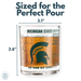 Michigan State University Spartans Whiskey Glass Set (2 Low Ball Glasses)