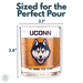 University of Connecticut Whiskey Glass Set (2 Low Ball Glasses)