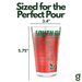 Greenline Goods University of South Florida Bulls Pint Beer Glasses Set of 2, 16 oz Pint Glasses with Full-Color Logo & Campus Map – Officially Licensed Beer Glass Gift for Alumni & Fans
