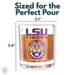 Louisiana State University Whiskey Glass Set (2 Low Ball Glasses)