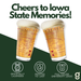 Greenline Goods Iowa State University Cyclones Pint Beer Glasses Set of 2, 16 oz Pint Glasses with Full-Color Logo & Campus Map – Officially Licensed Beer Glass Gift for Alumni & Fans