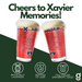 Greenline Goods Xavier University Musketeers Pint Beer Glasses Set of 2, 16 oz Pint Glasses with Full-Color Logo & Campus Map – Officially Licensed Beer Glass Gift for Alumni & Fans