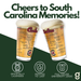 Greenline Goods University of South Carolina Gamecocks Pint Beer Glasses Set of 2, 16 oz Pint Glasses with Full-Color Logo & Campus Map – Officially Licensed Beer Glass Gift for Alumni & Fans