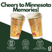Greenline Goods University of Minnesota Gophers Pint Beer Glasses Set of 2, 16 oz Pint Glasses with Full-Color Logo & Campus Map – Officially Licensed Beer Glass Gift for Alumni & Fans