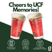 Greenline Goods UCF University of Central Florida Knights Pint Beer Glasses Set of 2, 16 oz Pint Glasses with Full-Color Logo & Campus Map – Officially Licensed Beer Glass Gift for Alumni & Fans